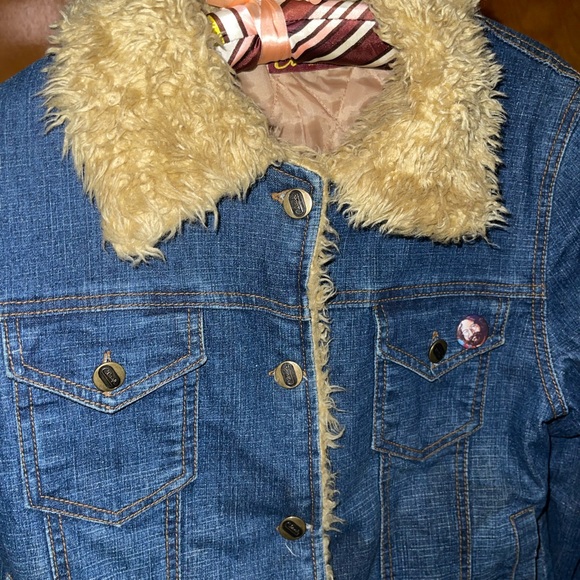 Hand Embroidered Grateful Dead; Cats DownUnder The StarsJerry Garcia Jean jacket - Picture 9 of 16